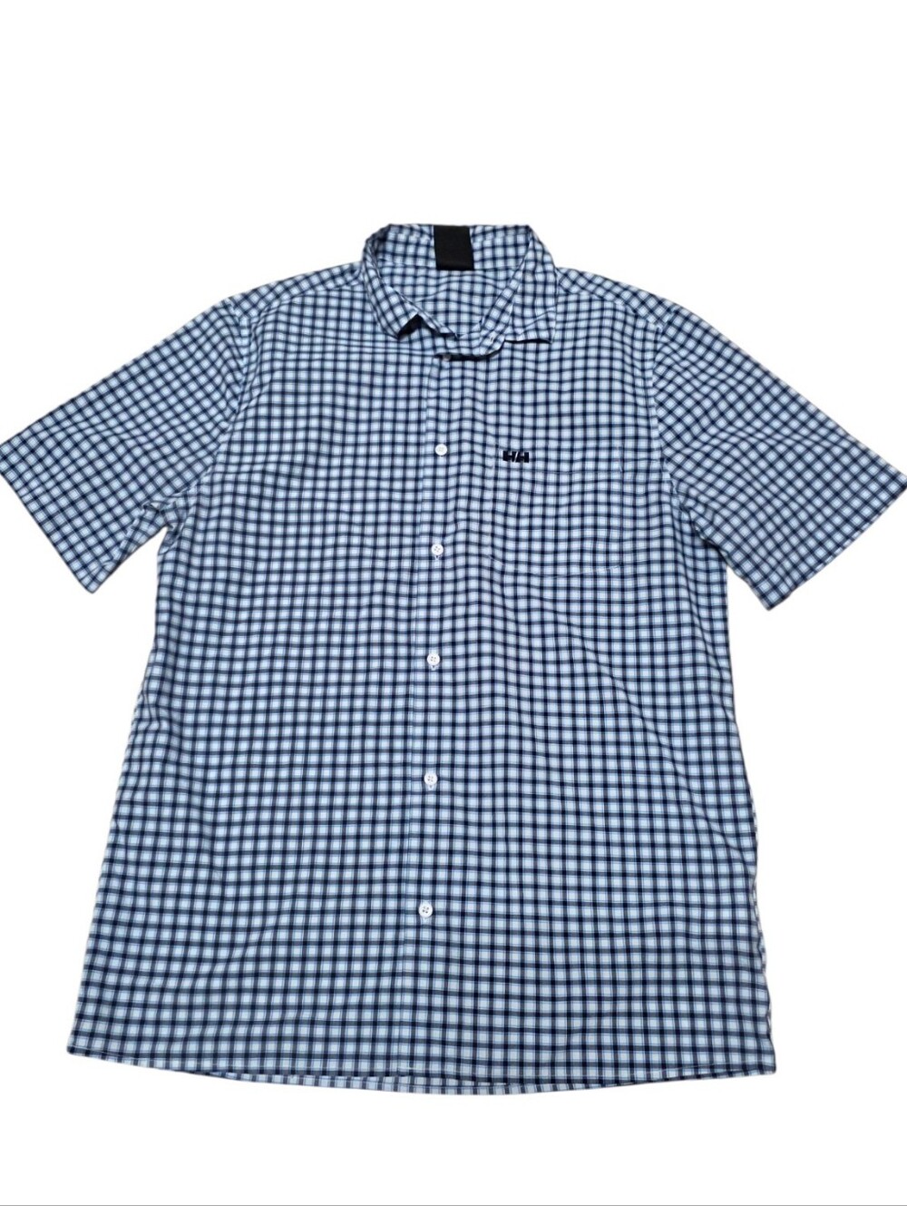 Helly Hansen Plaid Button Down Short Sleeve Shirt